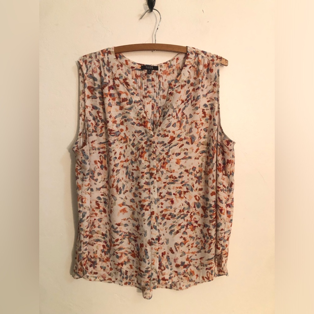 NYDJ Blouse Women's  XL  Sleeveless Lightweight Top